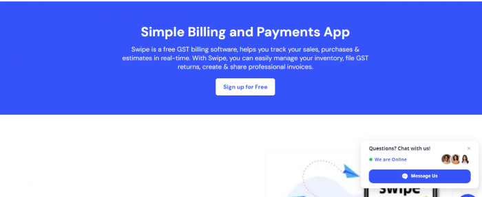 Swipe is one of the Best billing software for small businesses 2023